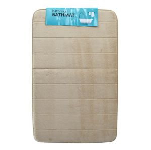 ΠΑΤΑΚΙ ΜΠΑΝΙΟΥ MEMORY FOAM ΜΠΕΖ ΜΕ PVC 50X80ΕΚ.