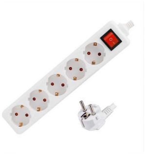 ΠΟΛΥΠΡΙΖΟ 5 ΘΕΣΕΩΝ ΜΕ ΔΙΑΚΟΠΤΗ - ΣΟΥΚΟ - ST-GB05SU - 3M - 051137