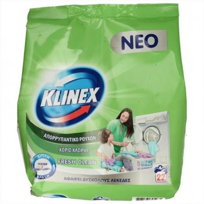 ΣΚΟΝΗ ΠΛΥΝΤΗΡΙΟΥ KLINEX ΣΑΚΟΥΛΑ 22ΜΕΖ (1,43KG) FRESH CLEAN ...