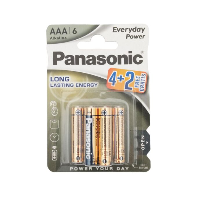 MΠΑΤΑΡΙΕΣ ΑΛΚΑΛΙΚΕΣ PANASONIC AAA EVERYDAY POWER 6ΤΜΧ