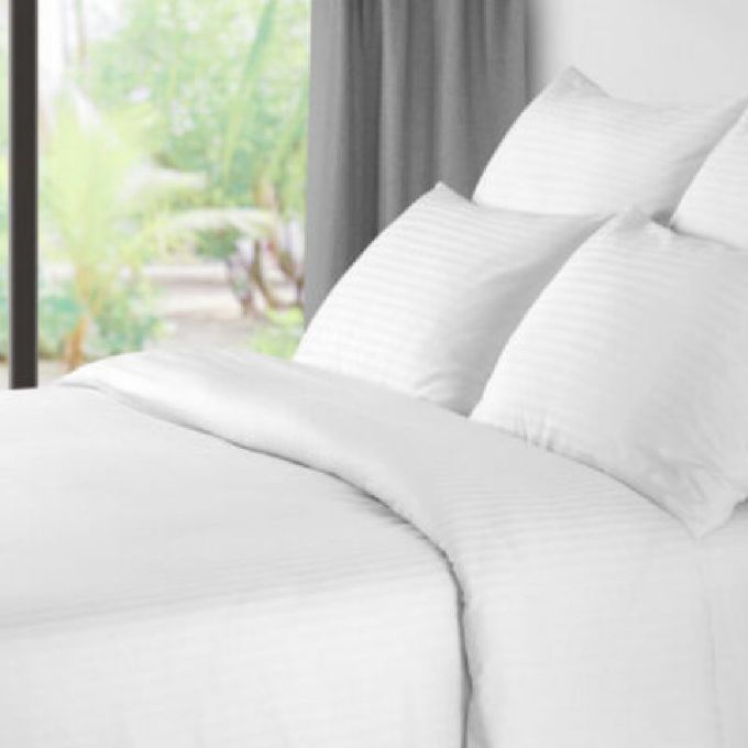 ΣΕΝΤΟΝΙ ΔΙΠΛΟ 240X270 1CM STRIPE CASTOR 230TC 50C-50P PALAMAIKΙ